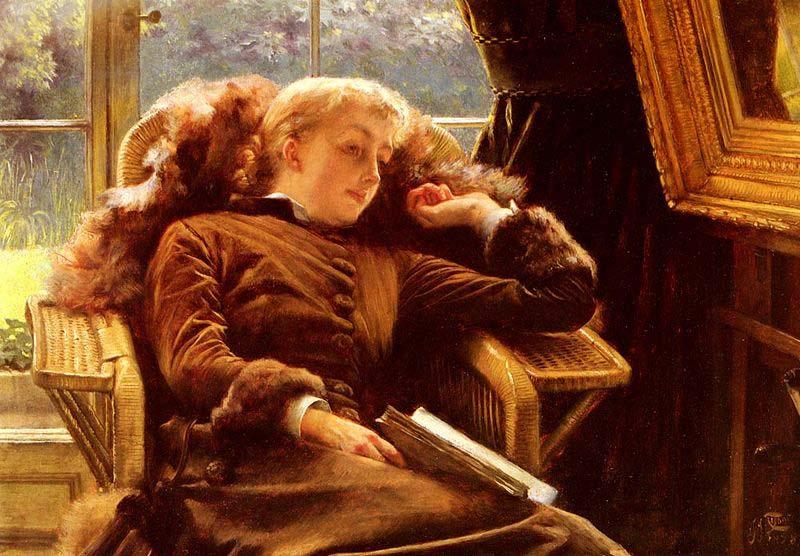 James Tissot Kathleen Newton In An Armchair oil painting picture